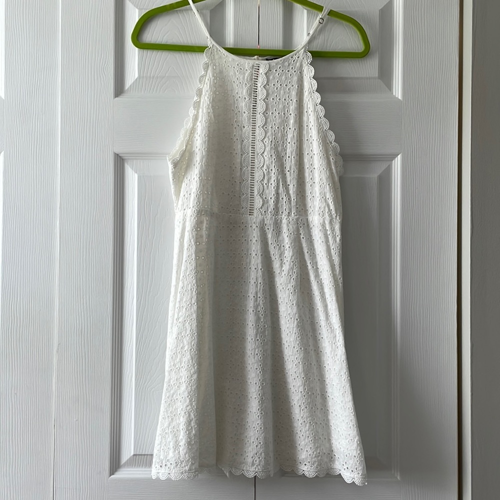 white dress